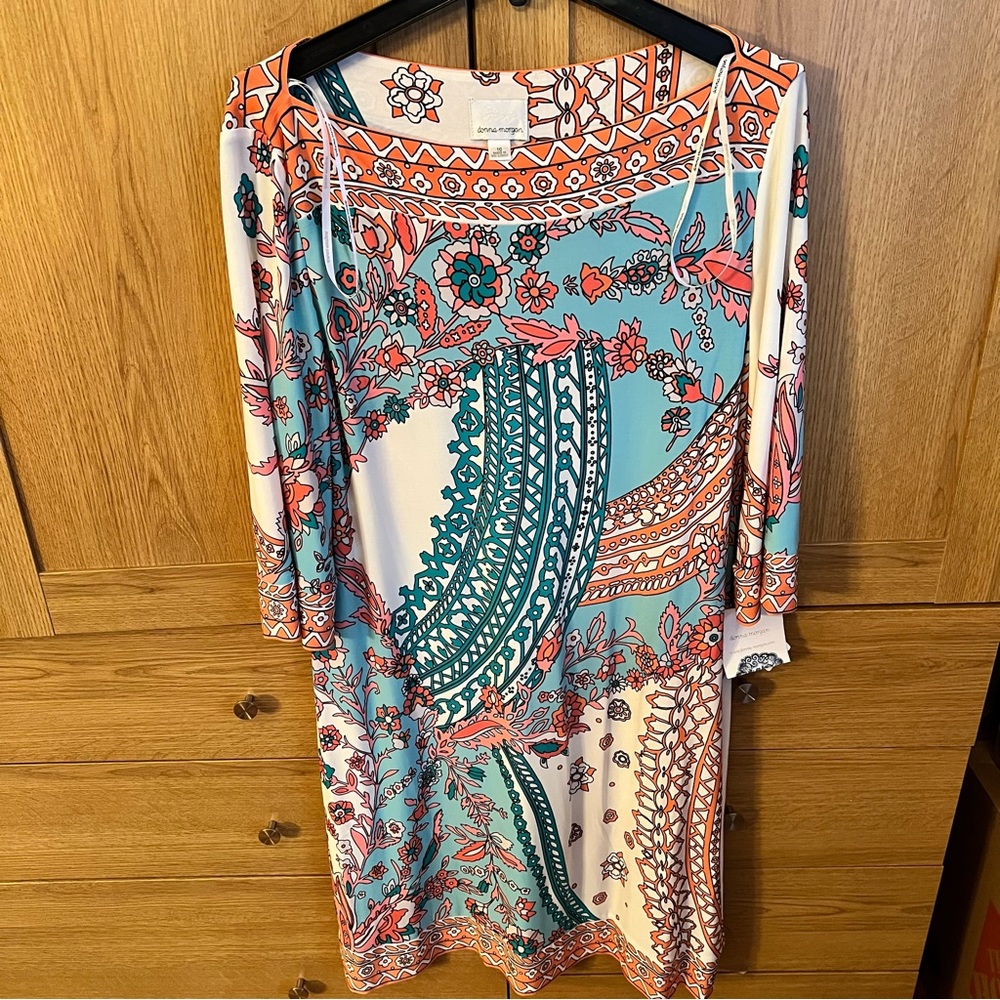 Donna Morgan stretchy shift dress from Neiman Marcus BNWT